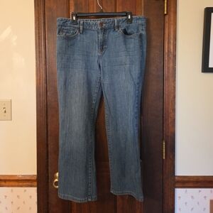 LOFT Classic Blue Boot Cut Jeans